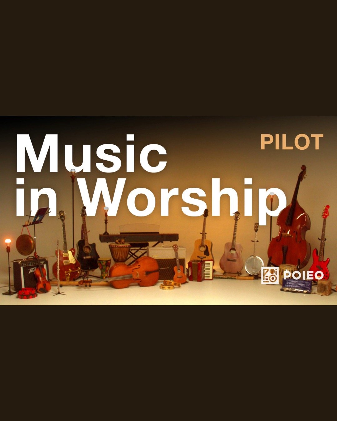 A man with a beard and a woman with long hair standing inside a church with candles and a cross in the background.