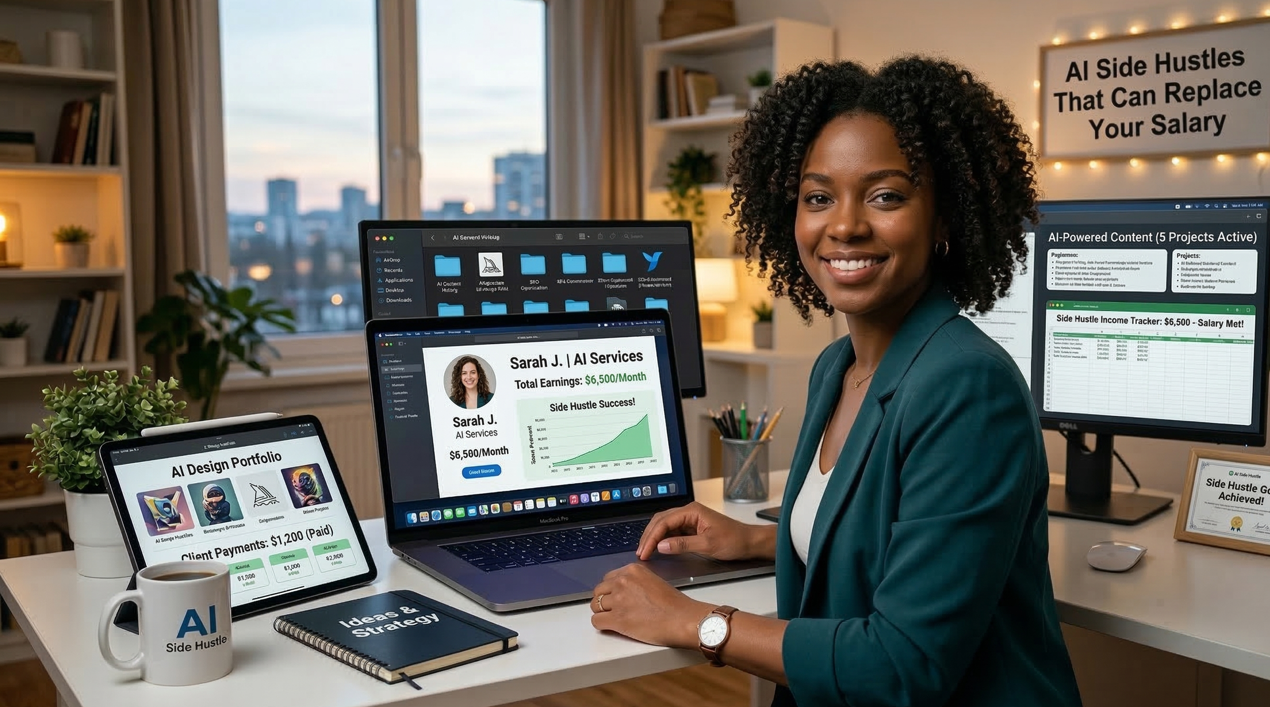 AI Side Hustles That Can Replace Your Salary