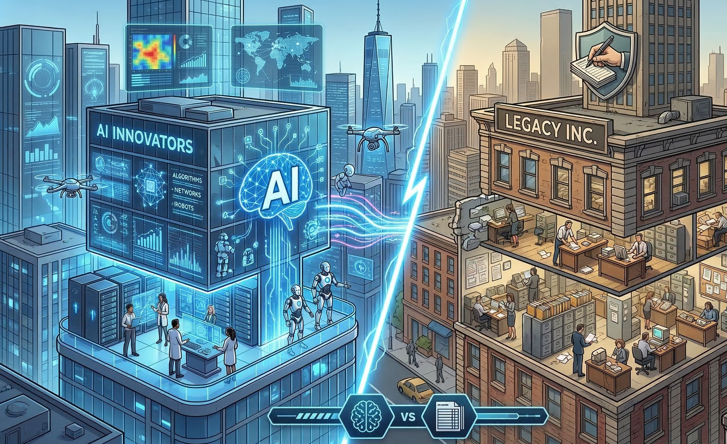 AI vs Traditional Businesses: Which Wins?