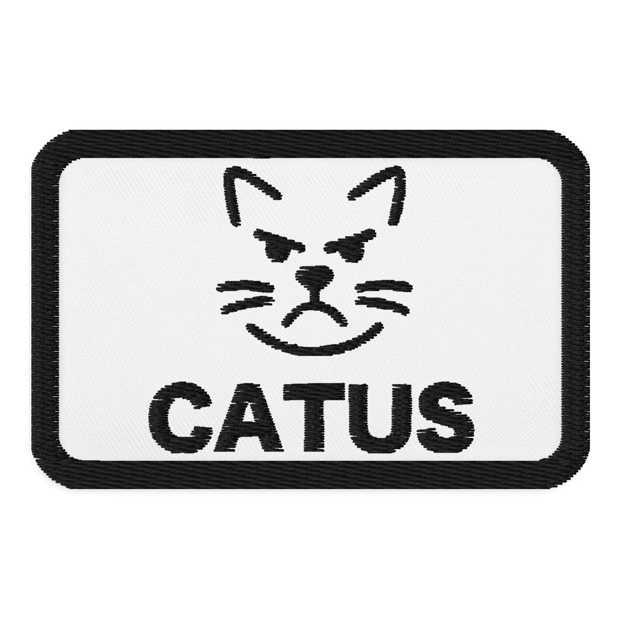 PATCH - WHITE EMBROIDERED