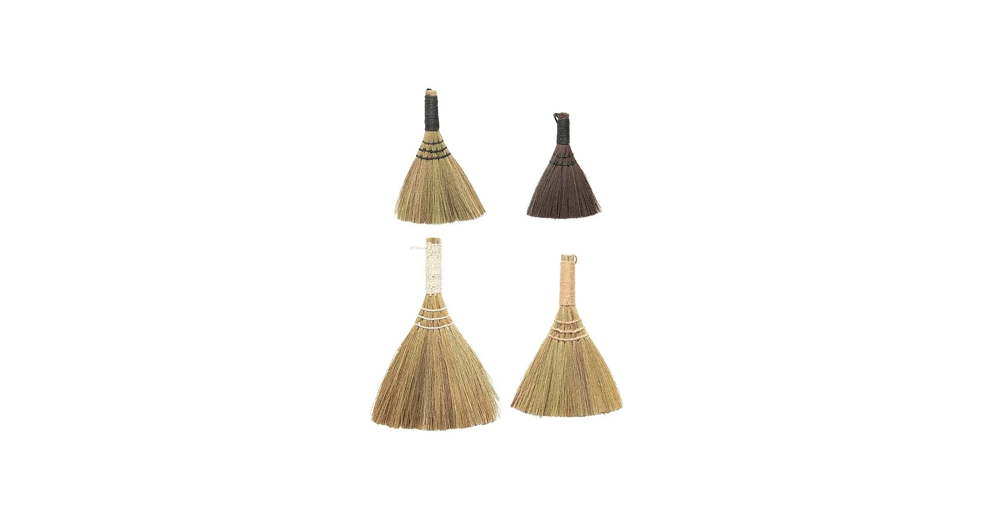 Creative Co-Op - Handheld Whisk Brooms (Set of 4)