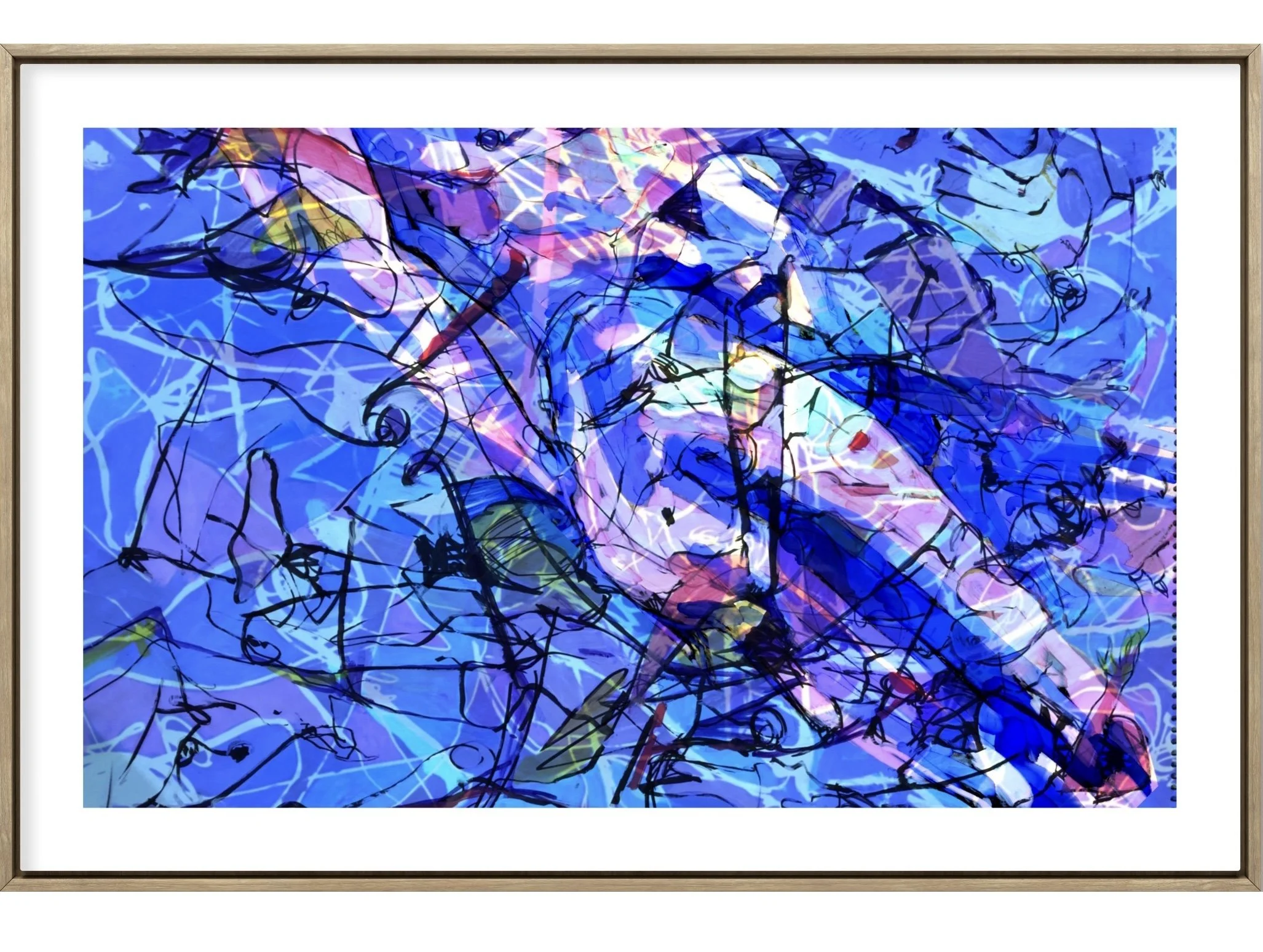 Emergence ll, 2024, Digital work, Giclee Print, limited edition.