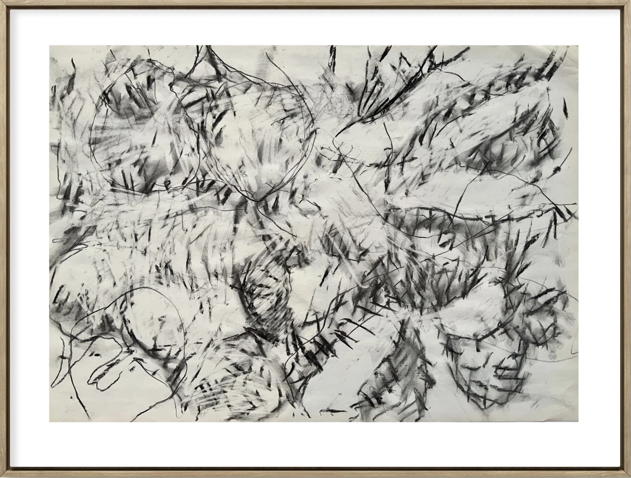 Drawing with Richy lll,  2024, charcoal drawing ( AP ), Giclee print, limited edition.
