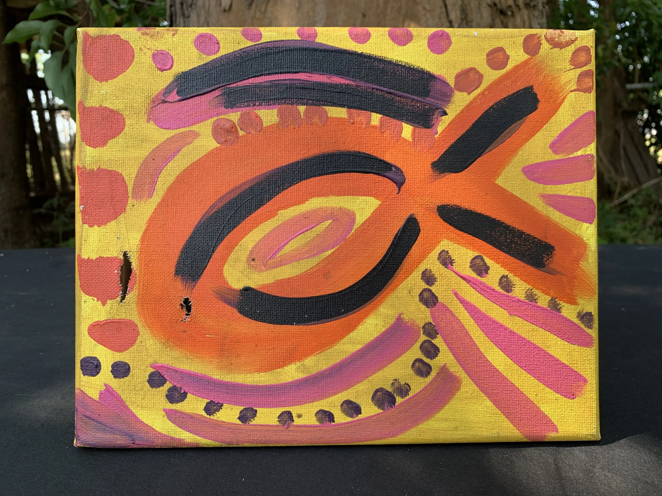 'Little Mullet' - Original Painting Acrylic