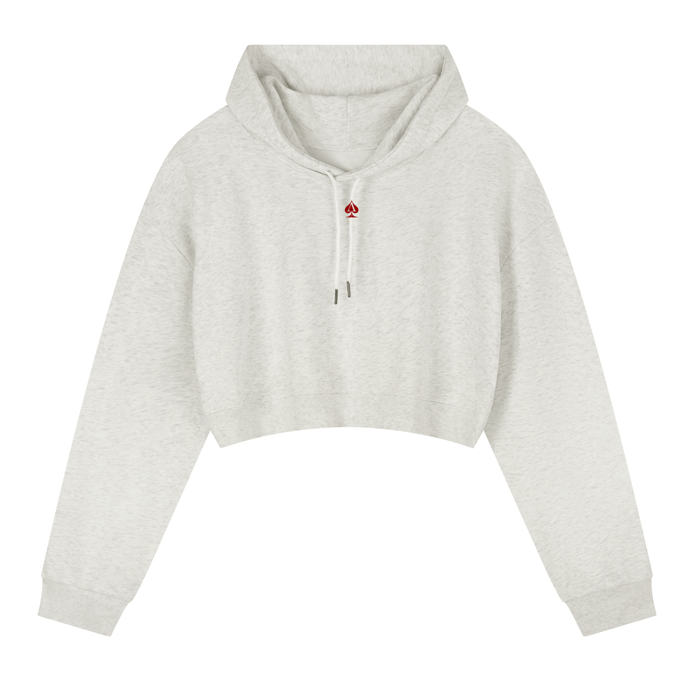 Spade crop hoodie oat.png