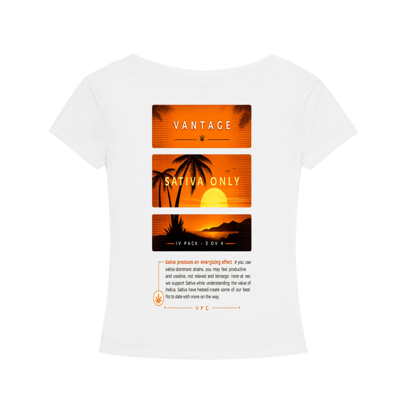 "Sativa Only" (III ov IV) (Lady's)
