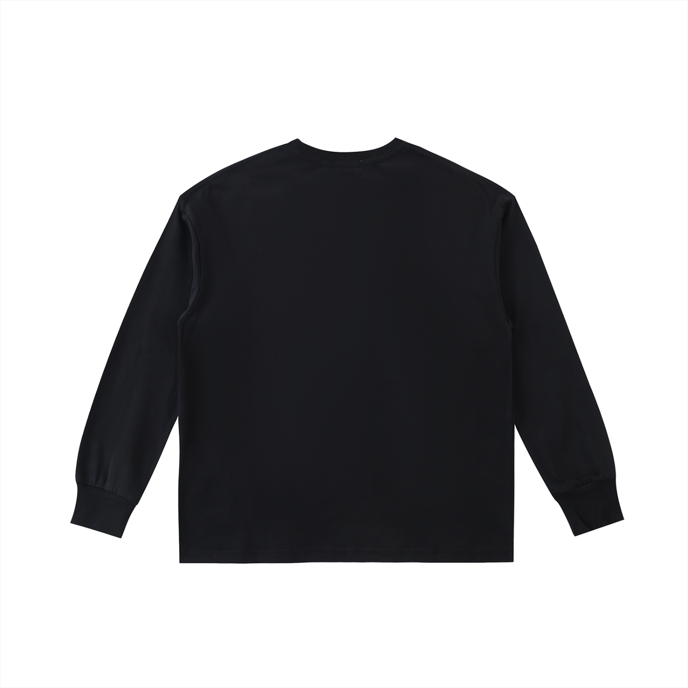 HBCU Kids' Quick-Dry Cotton Long-Sleeve Black Back.png