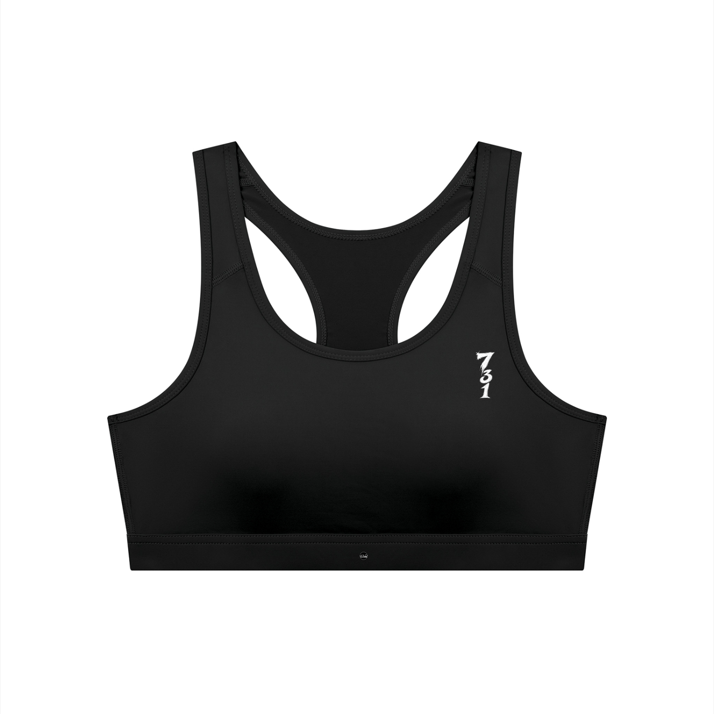 731 Sports Bra Black front.png