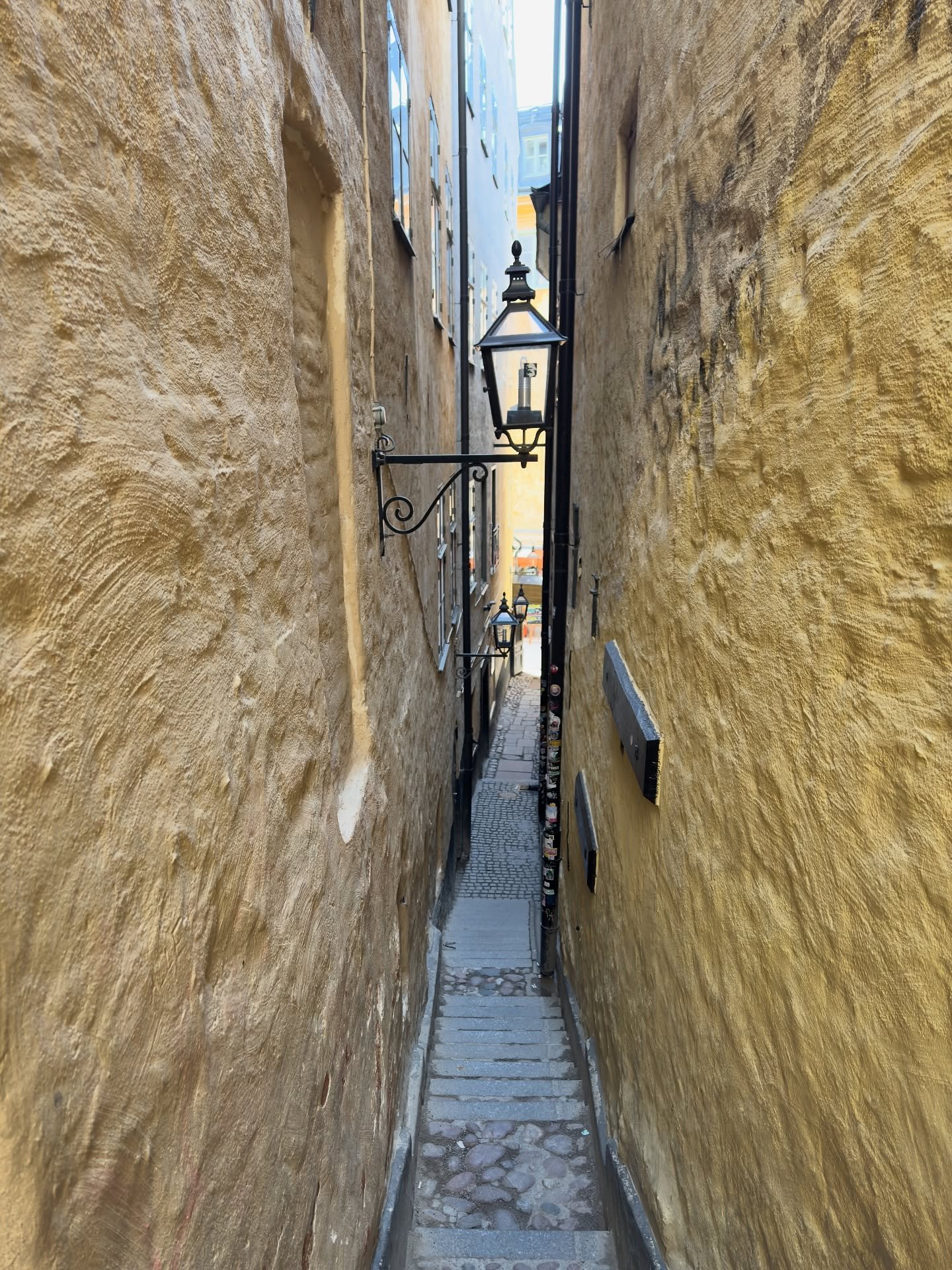 Stockholm on a quiet spring morning &mdash; narrow alleys, bright streets, and some of the details that make this city feel so timeless.

I only had a day here on a layover, landing around 7:30 in the morning and flying out again in the late afternoo