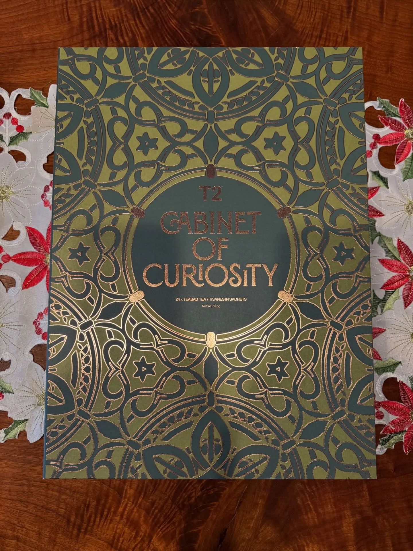 Advent calendar season is here.

This year I am opening the T2 Cabinet of Curiosity 24 Day Tea Bag Advent Calendar from @t2tea - twenty four little doors and twenty four different teas waiting inside, from bold breakfast blends to fruity, herbal and 