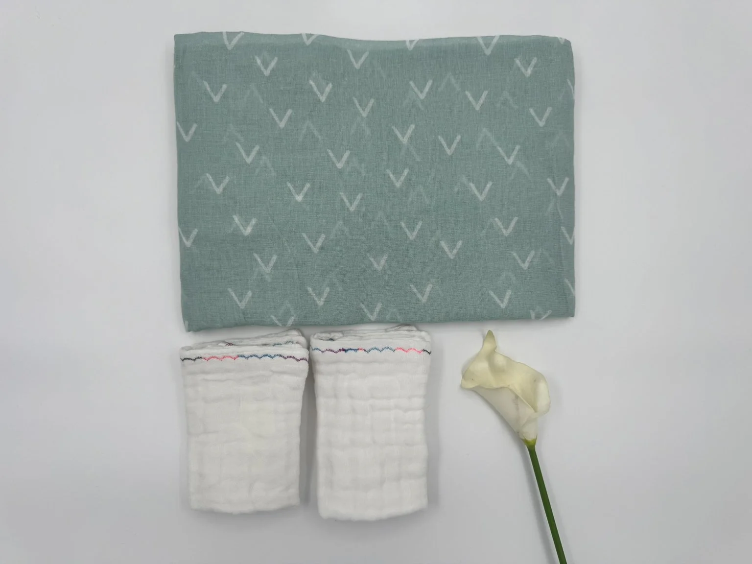 Classic Boy - Muslin Wrap and Wipes Flat Lay.JPEG