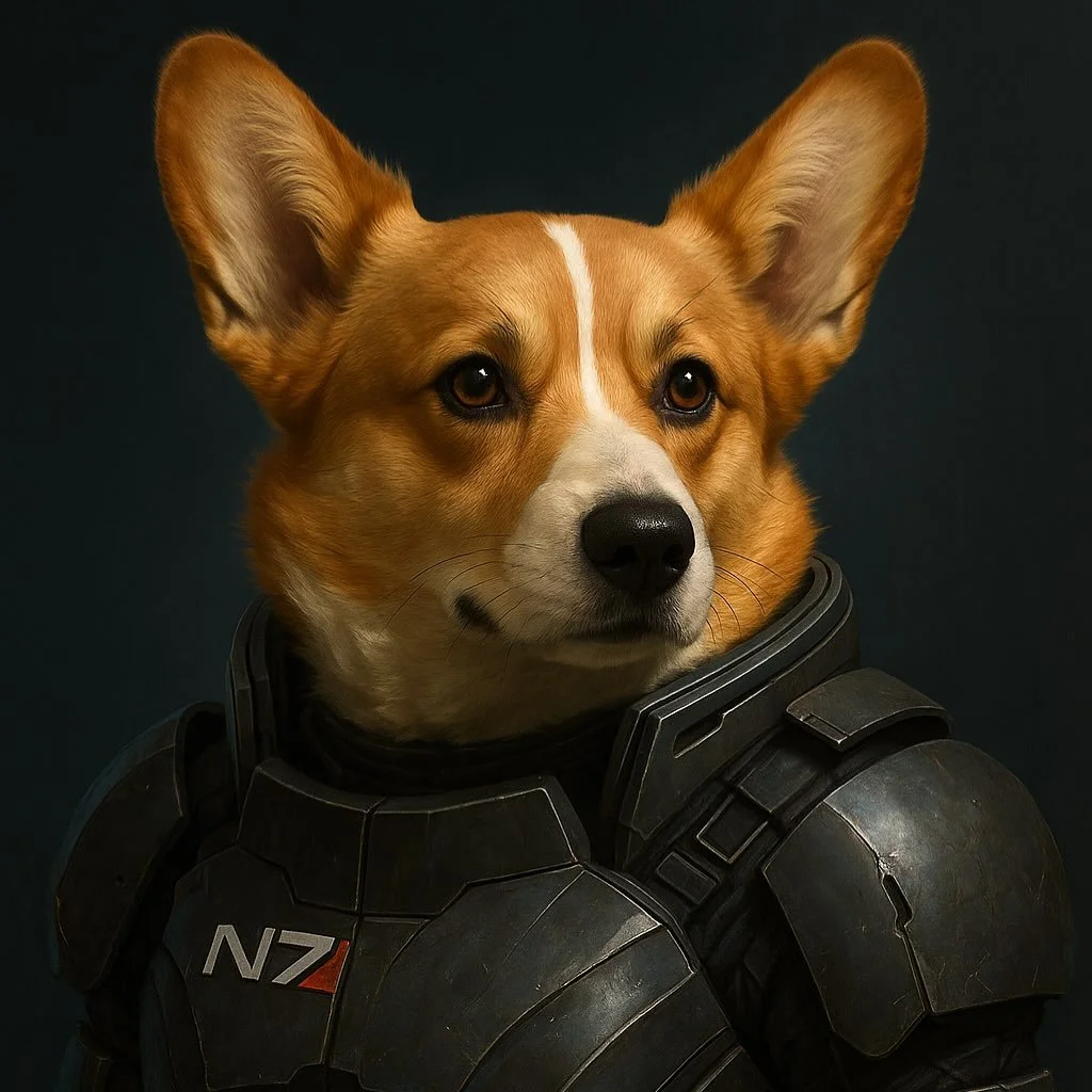 Been thinking about Mass Effect and realized there&rsquo;s no rule that says a dog can&rsquo;t be a Spectre agent&hellip;
