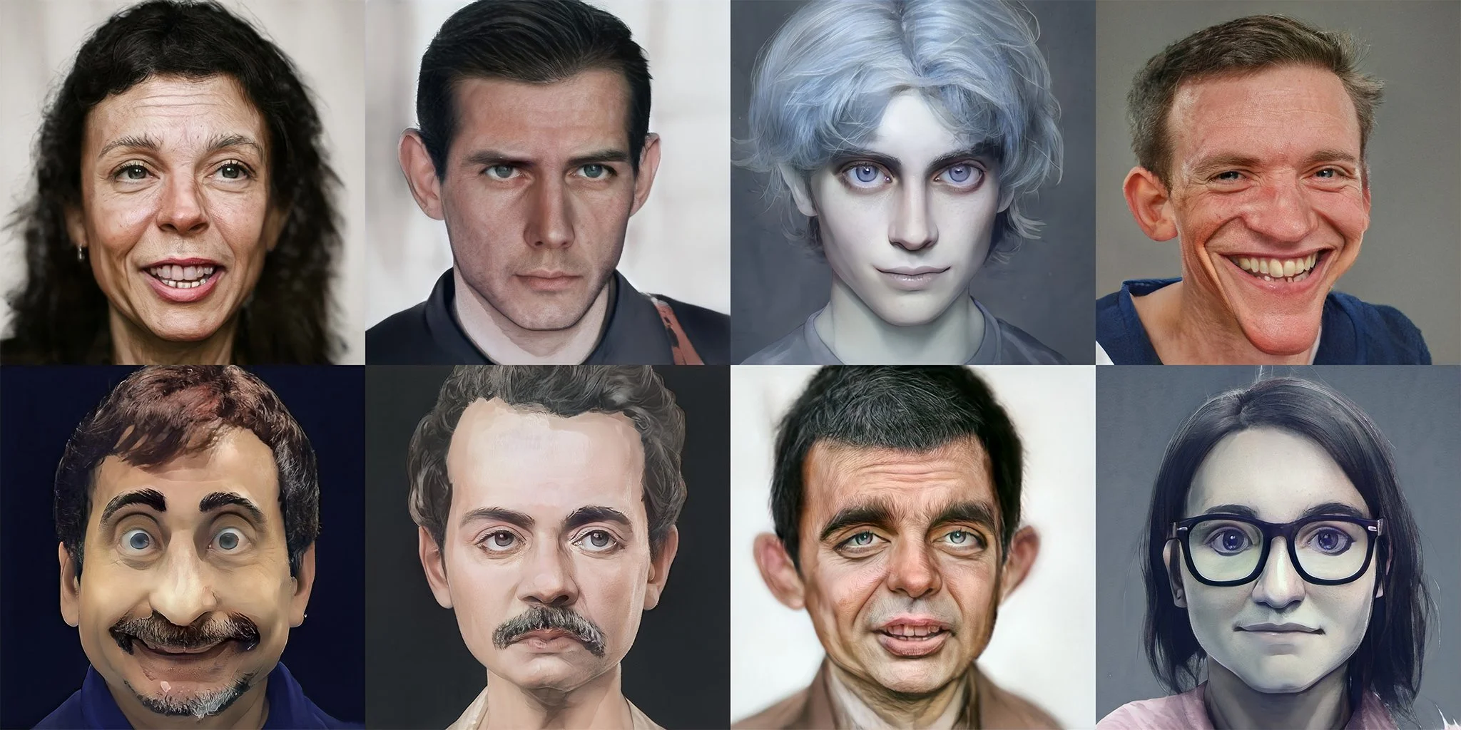 Archive: Artbreeder Faces