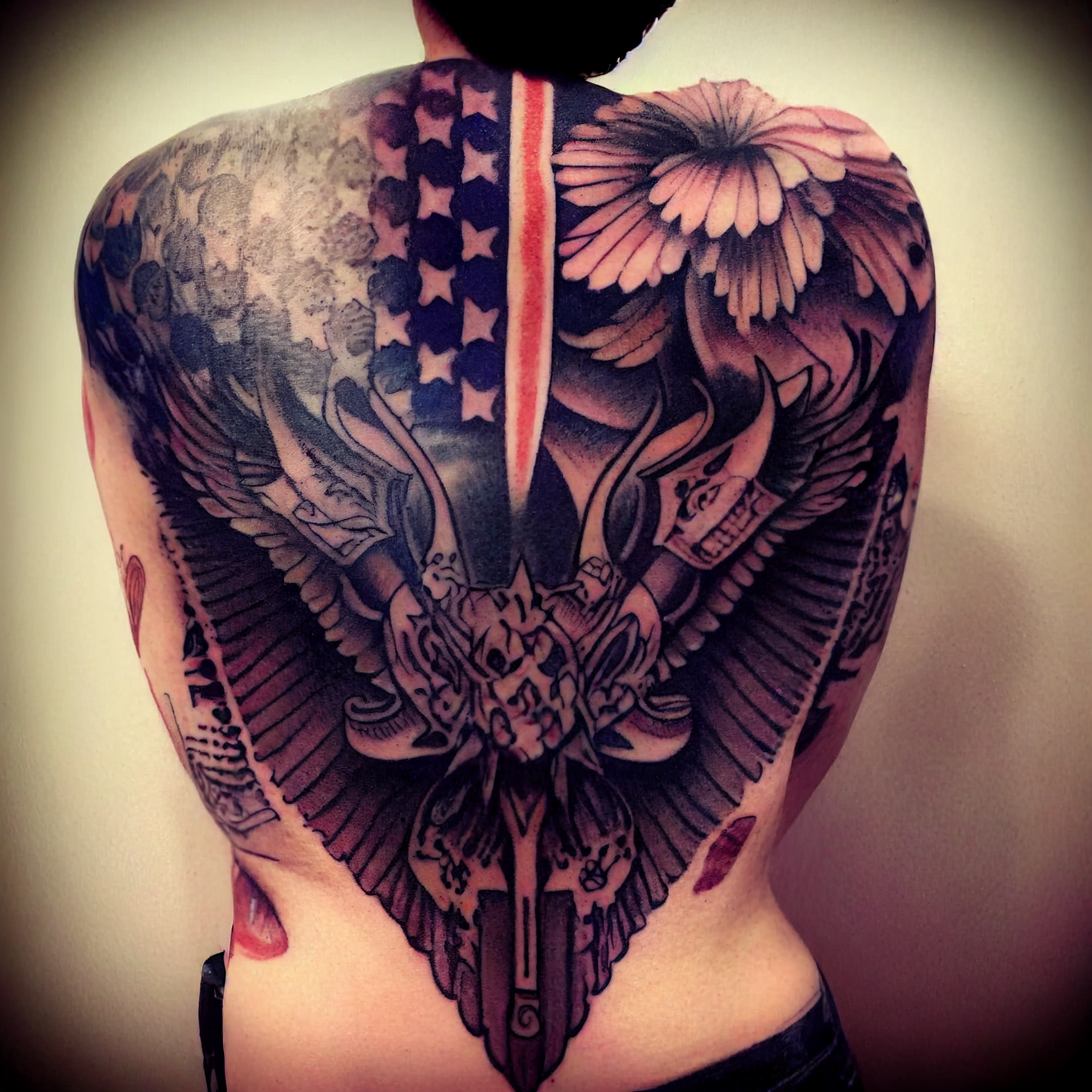 airdeck_badass_American_traditional_tattoo_design_on_back_515b204c-3568-4401-9443-c8b64842302f.png