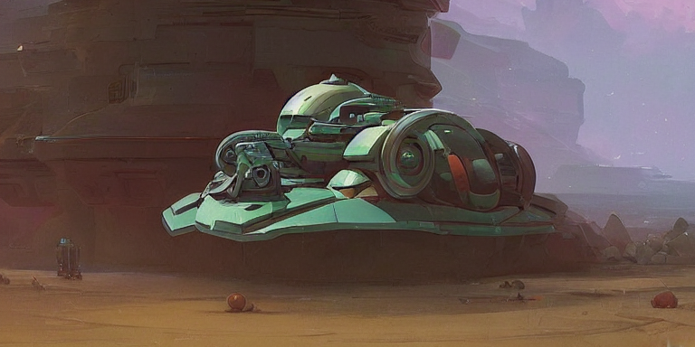 Sci-Fi Concept Art (Stable Diffusion 2022)