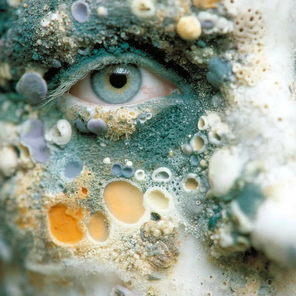 Moldy faces &mdash; made with MidJourney moodboard