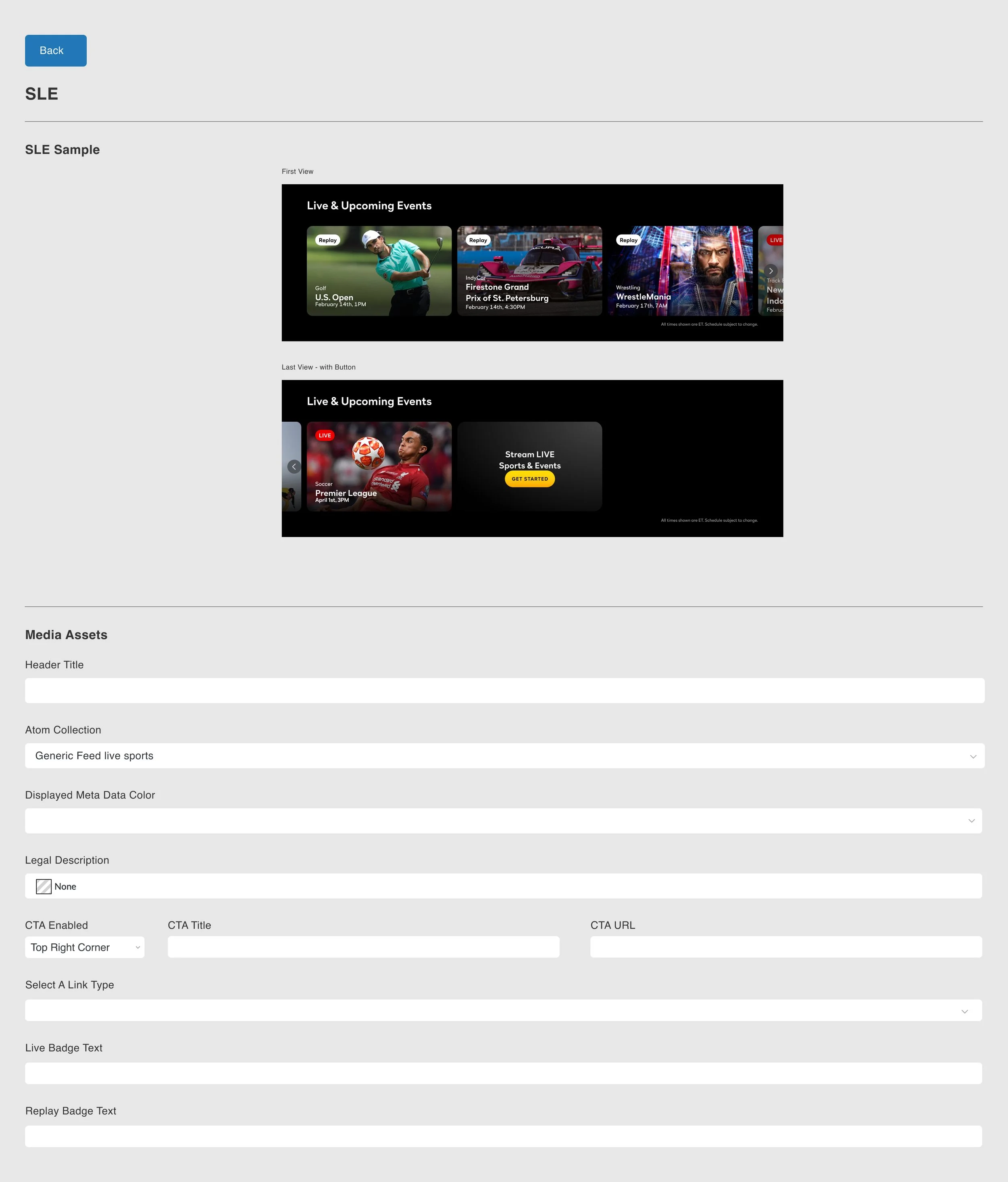 Template Backend Form 