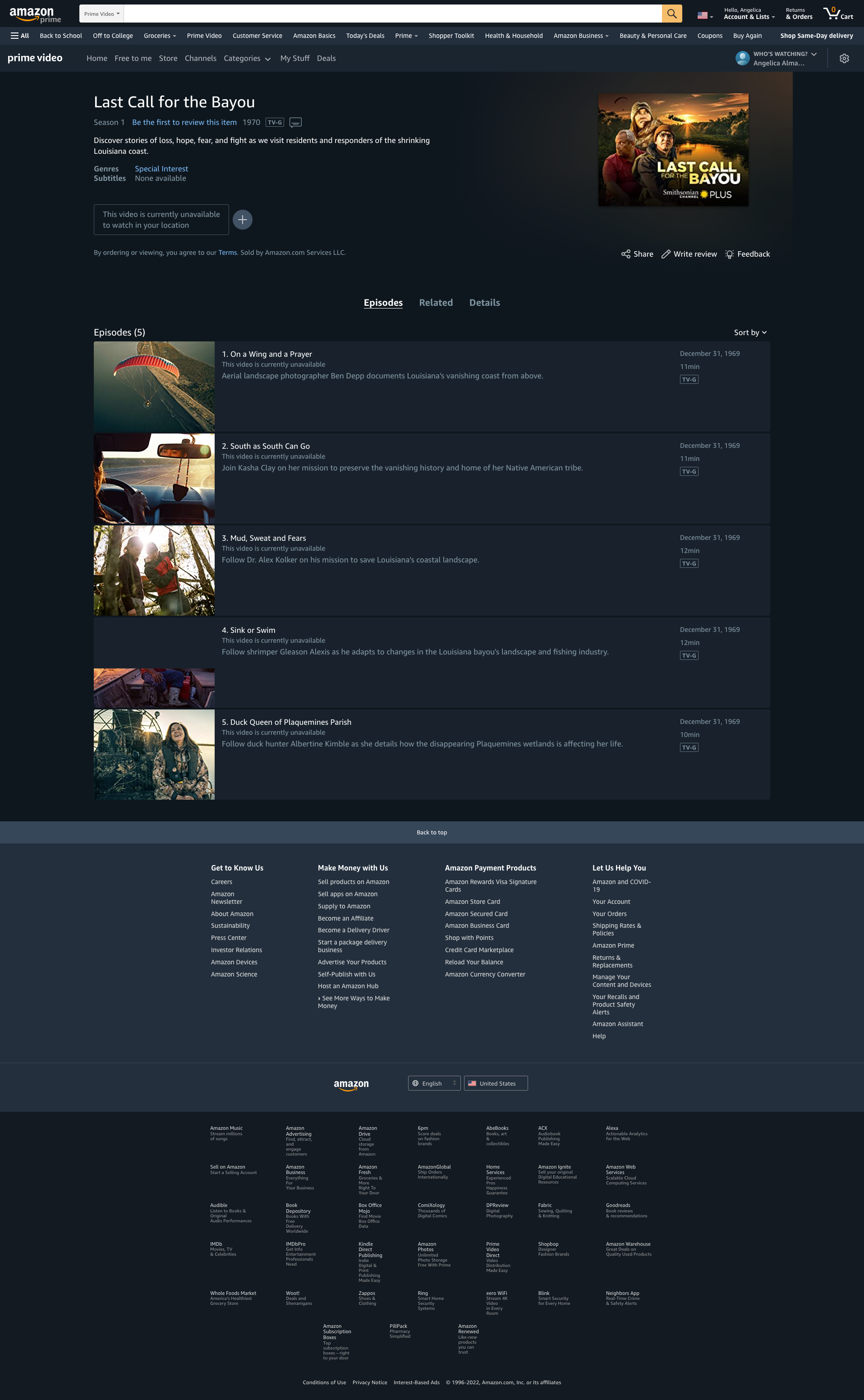 Keyart on Amazon VOD