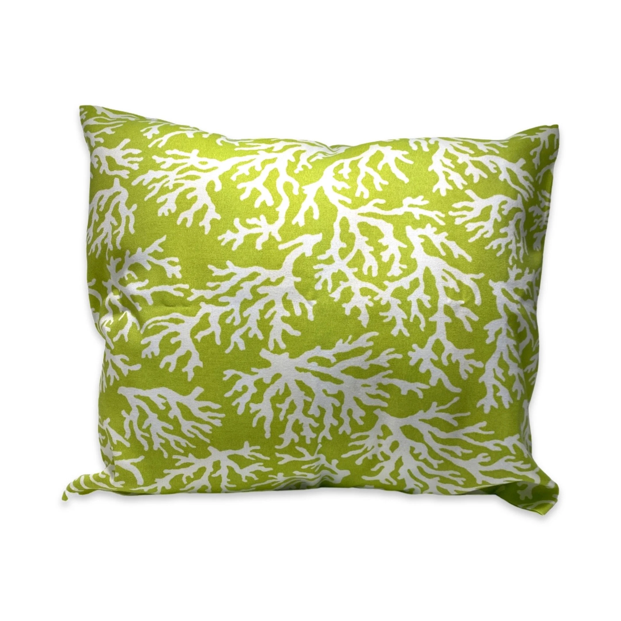 Coral 16"x16" Green and White