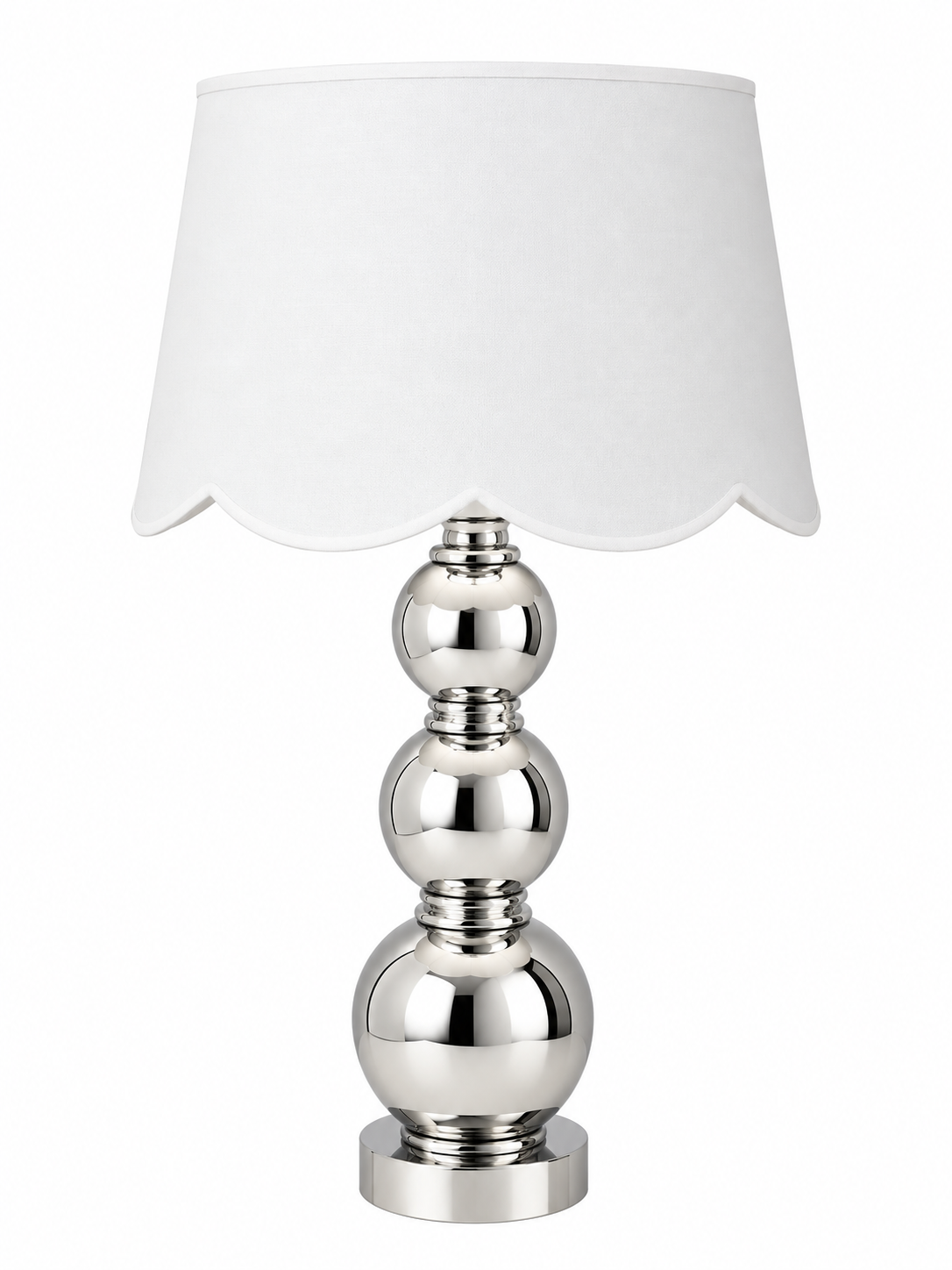 Mercury Scallop Table Lamp
