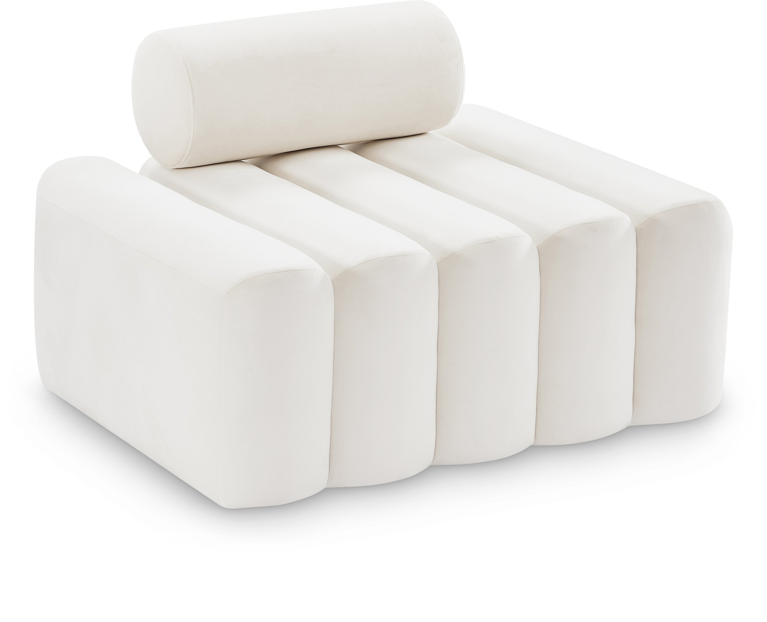 Avanti Cream Chair- D:32.5" x W:42.5" x H:28"