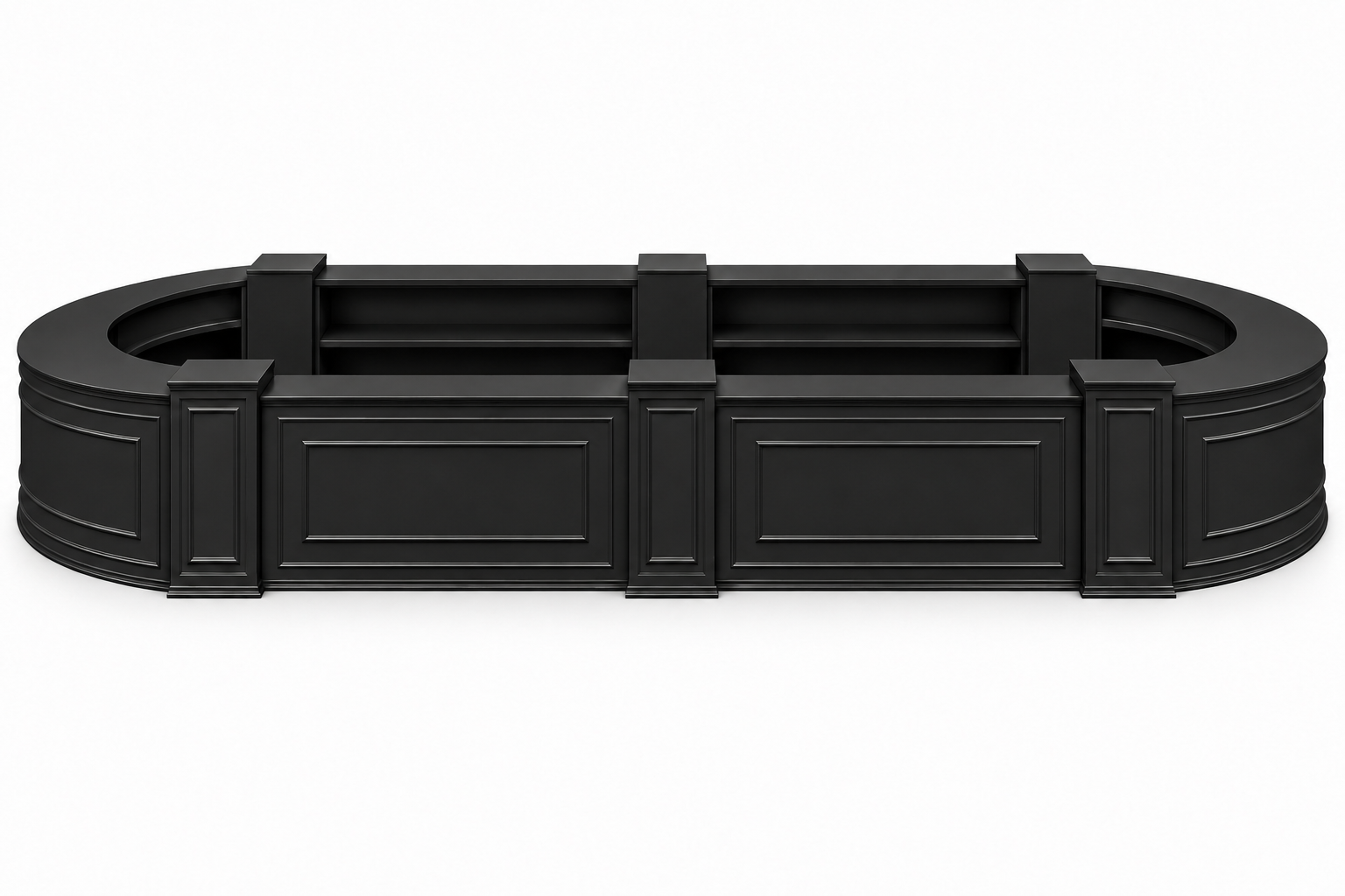 Napa Black Oval Bar - Grand 32ft L x 24ft W