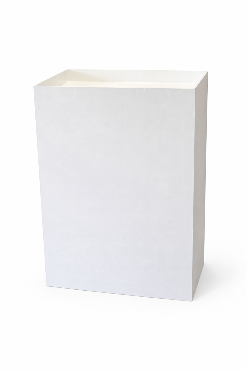 Canvas Column Planter:
Available in white or custom painted to match your event palette.
Specifications:
Length: 3 ft (36")
Width: 2 ft (24")
Height: 48" (4 ft)

Finish:
White · Custom color available