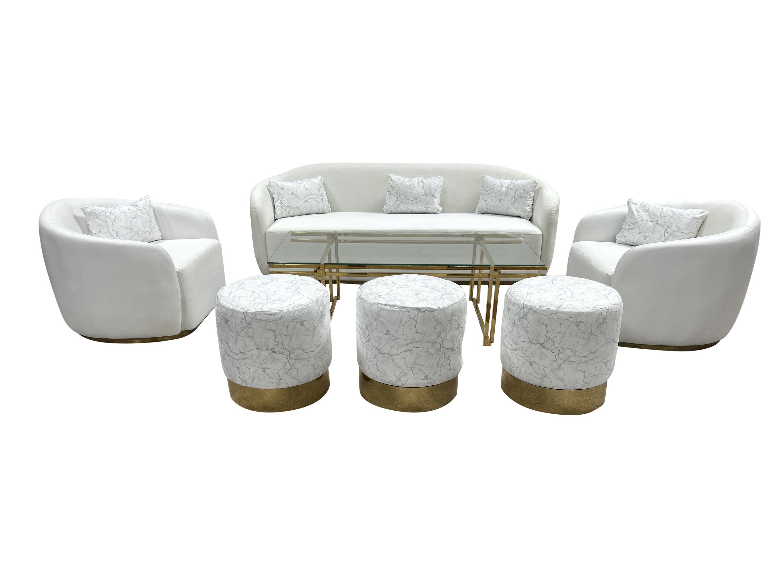 White Marble Accents