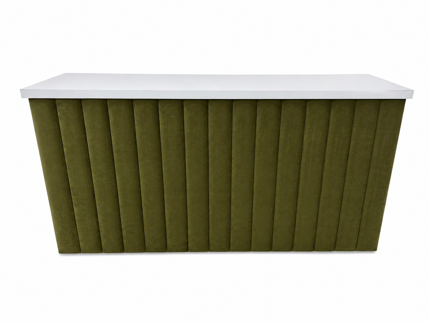 Olive with White Top