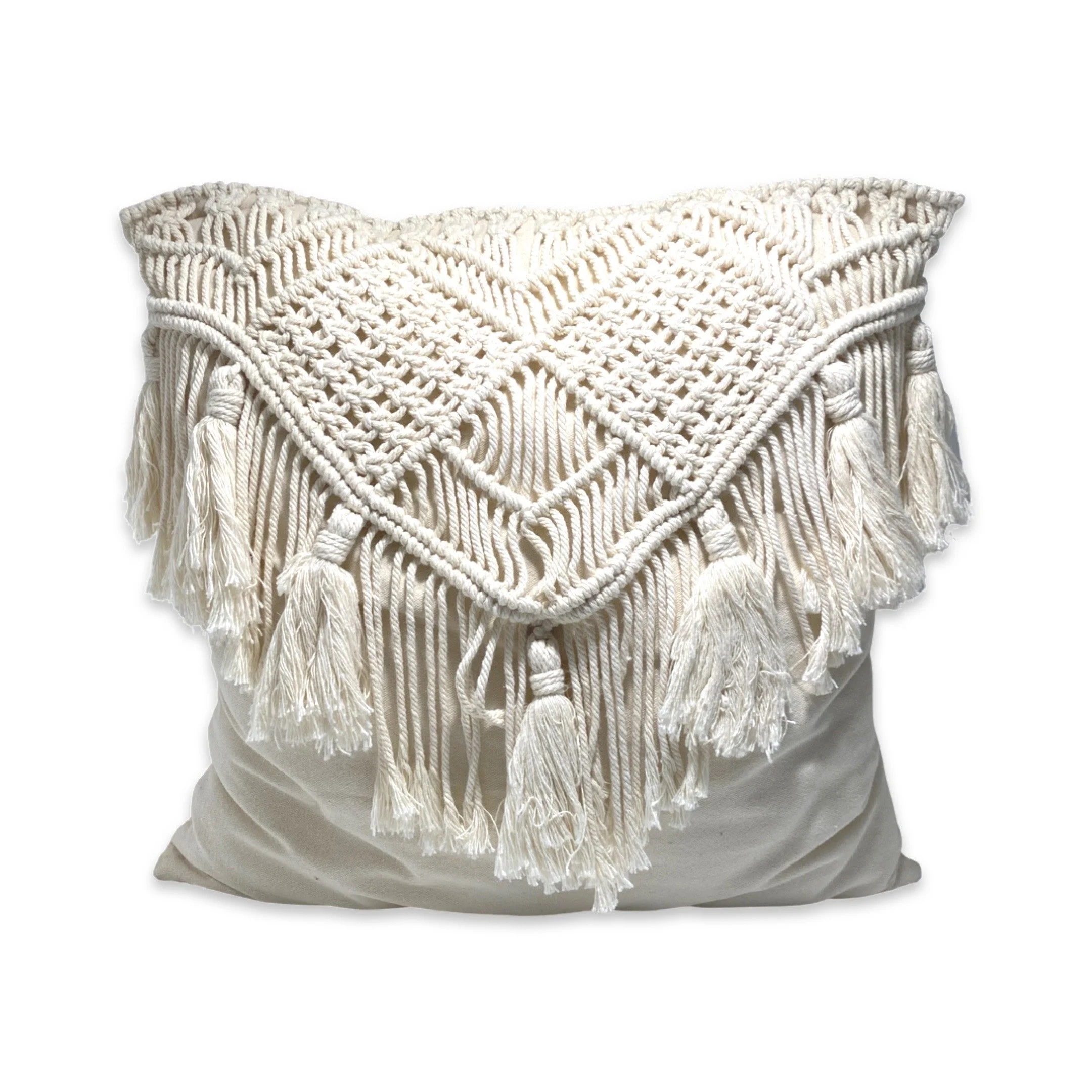 Ivory Boho 17"x17"