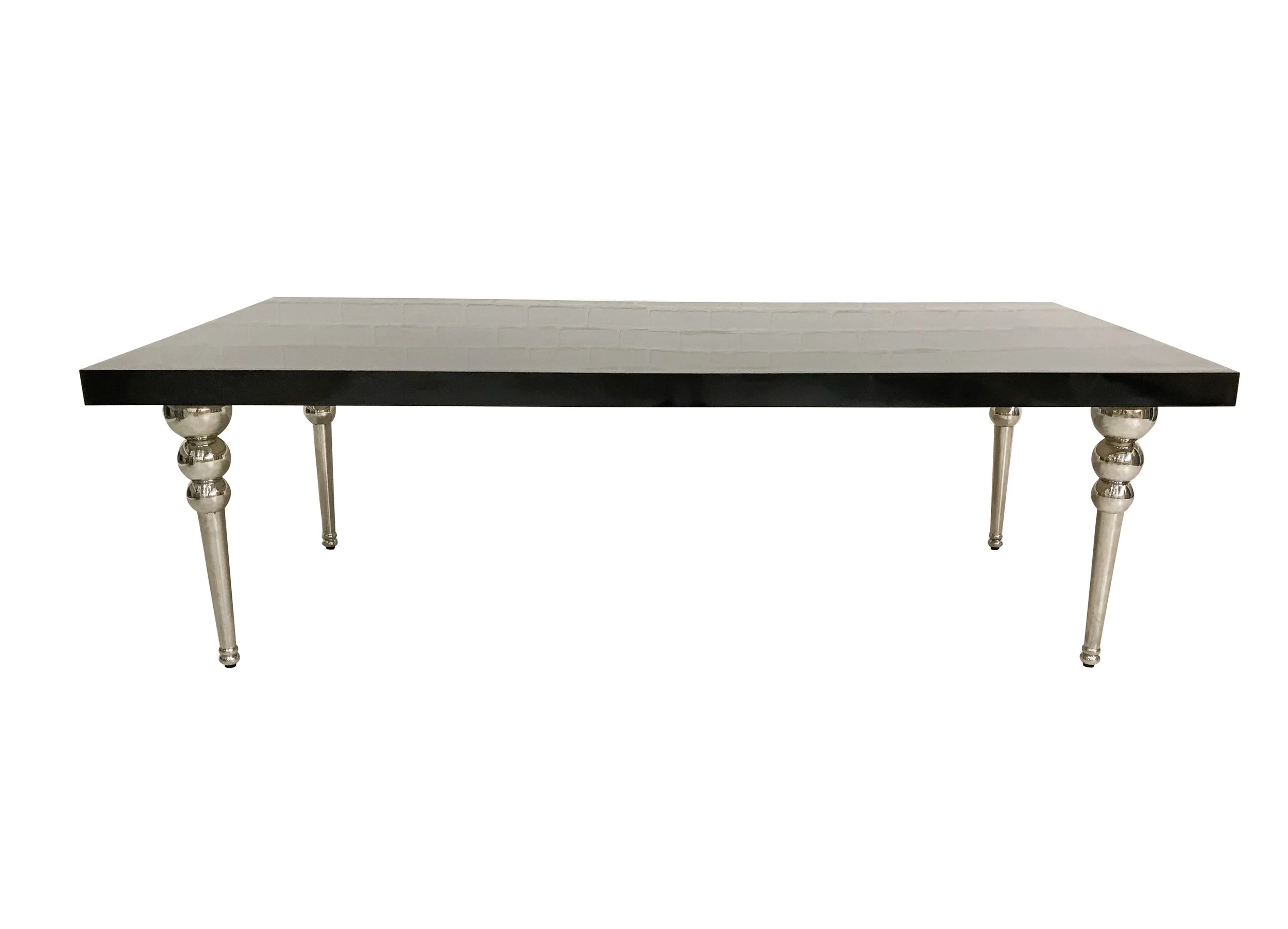 Silver / Black 4'x8'