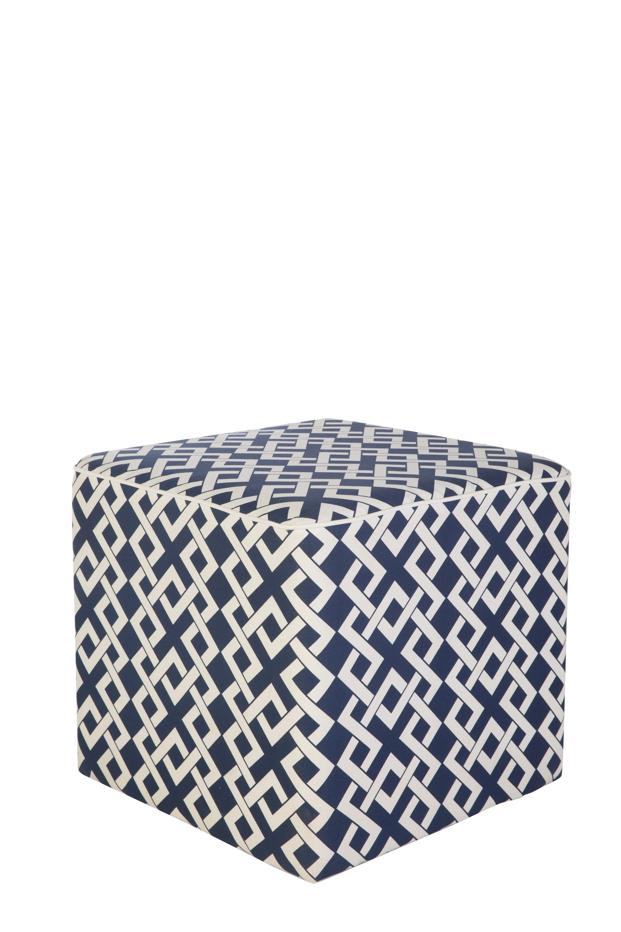 Navy Pattern Cube 