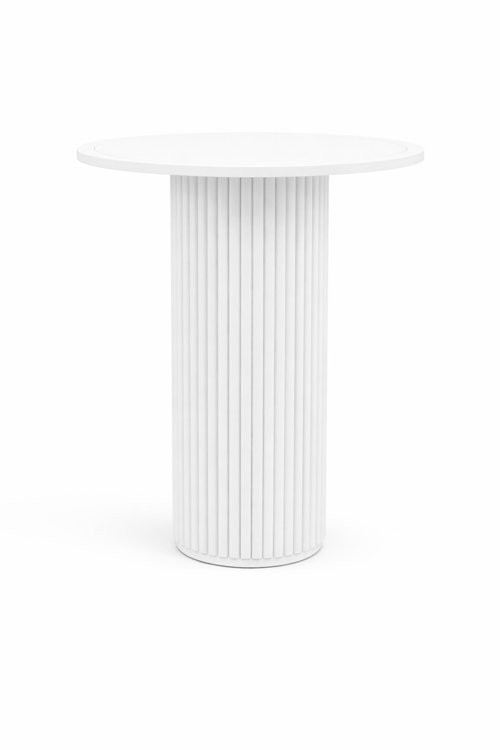 VERA White Highboy Table