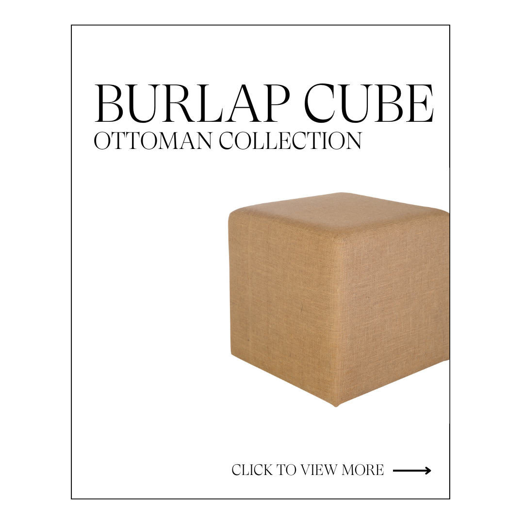BURLAP CUBE