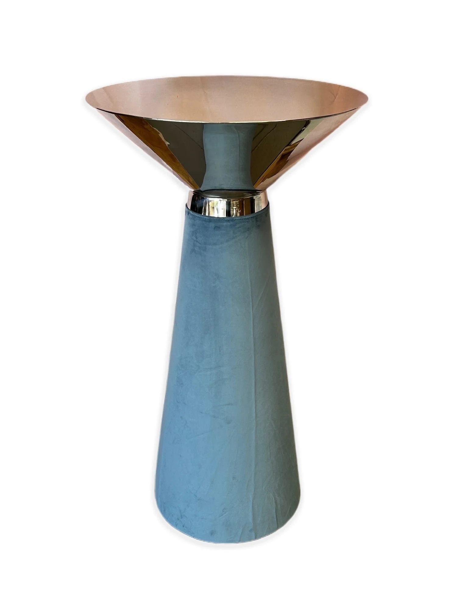 Silver and Dusty Blue