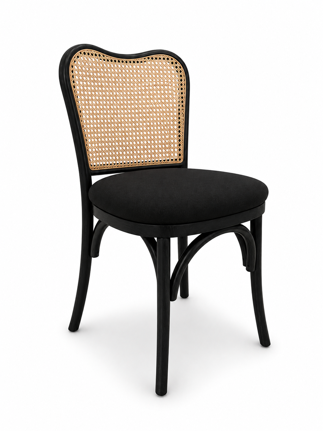 Pisa Black Chair / Black Pad