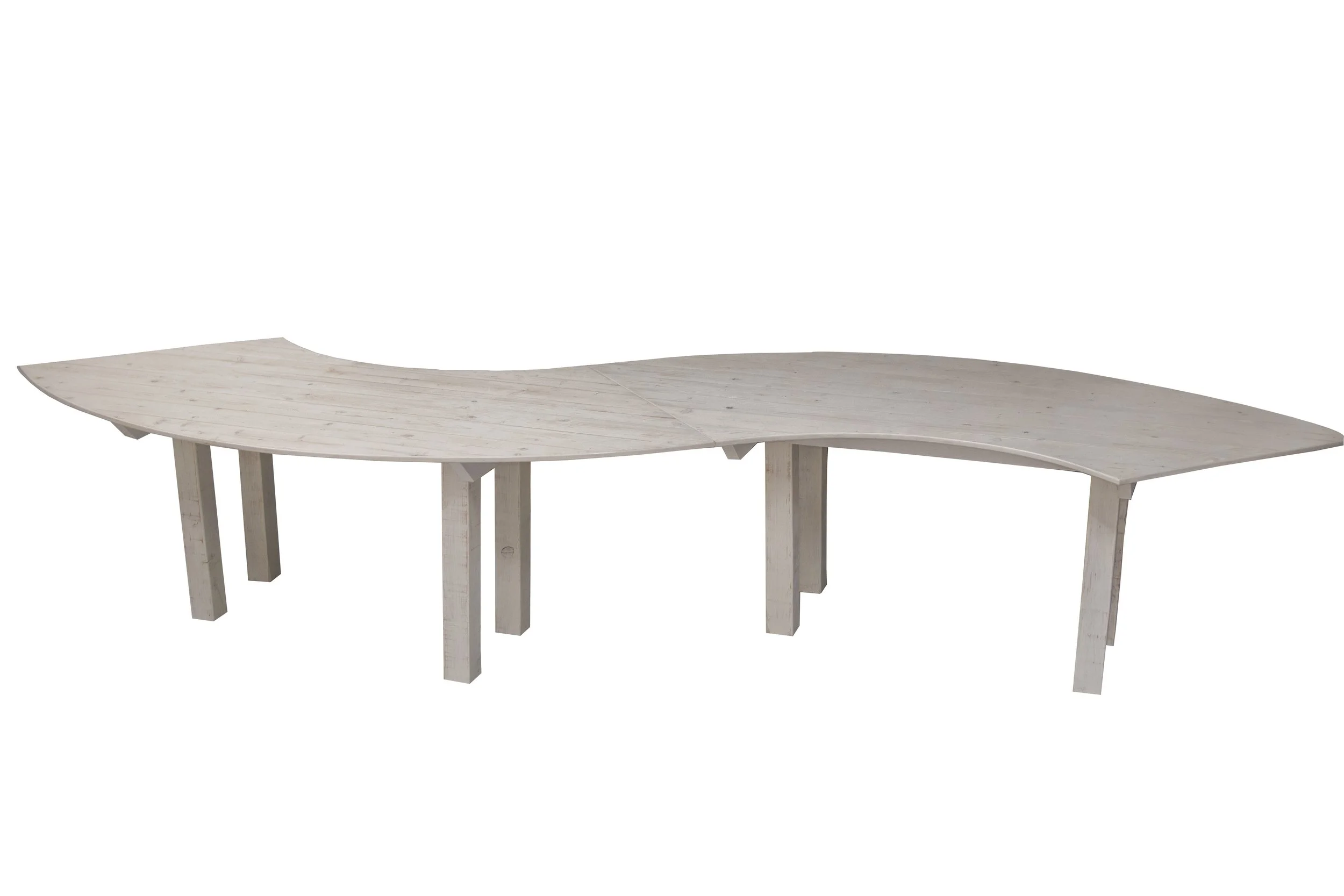 Farm Whitewash S Table (2 sections)