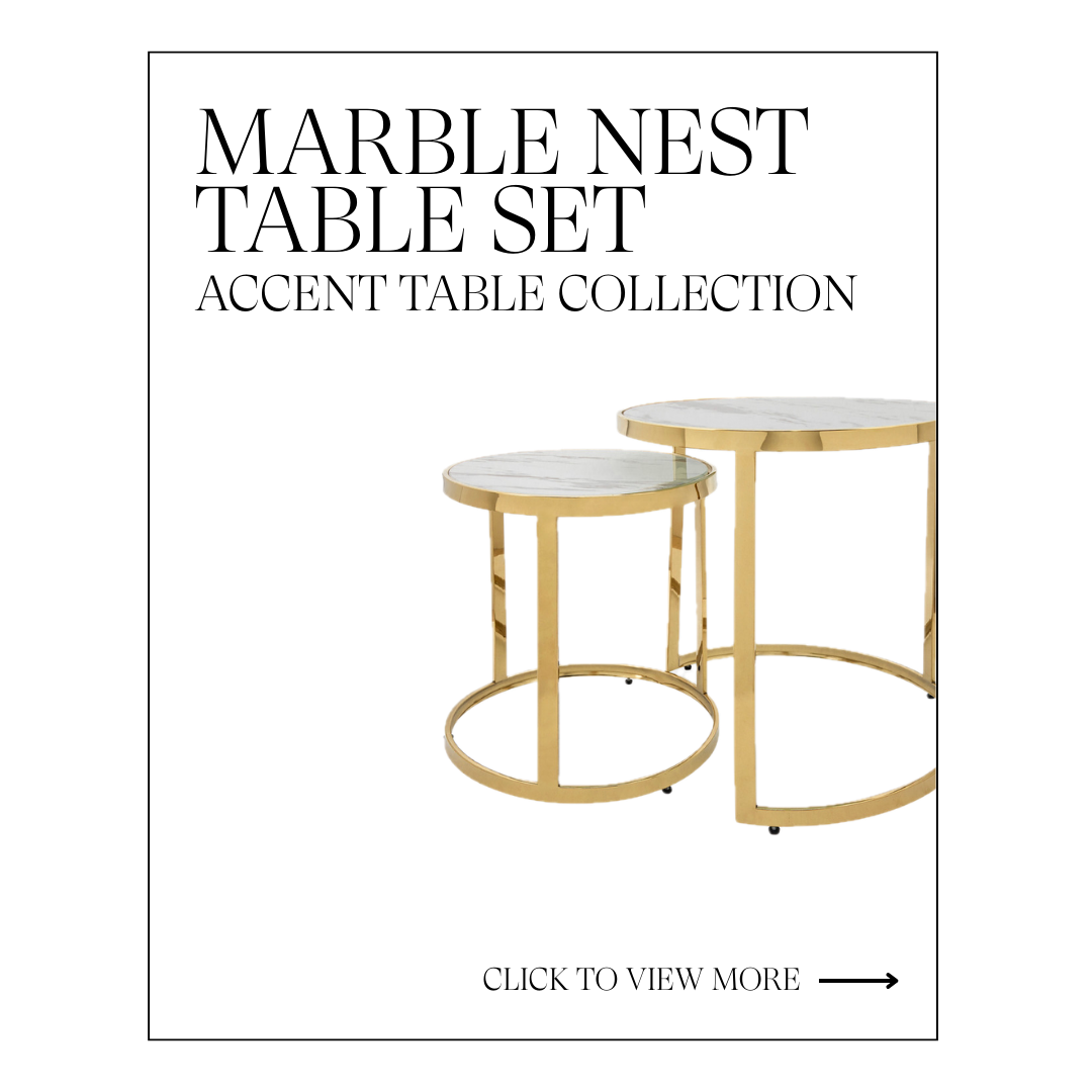 MARBLE NEST TABLE SET