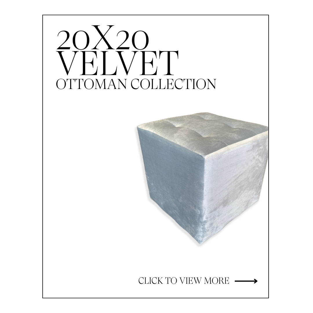 20 X 20 VELVET CUBE