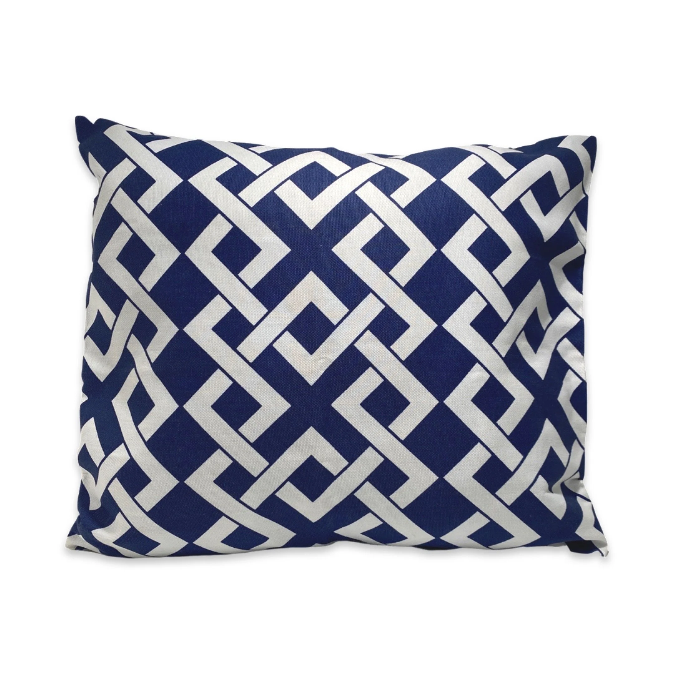 Diamond 16"x16" Navy and White