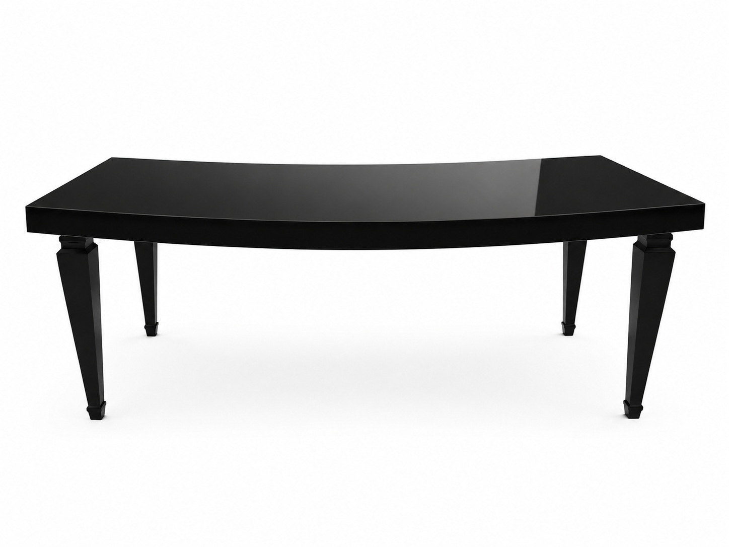 Beverly Black Slight Curved
6ftW x 3ftD x 30"H