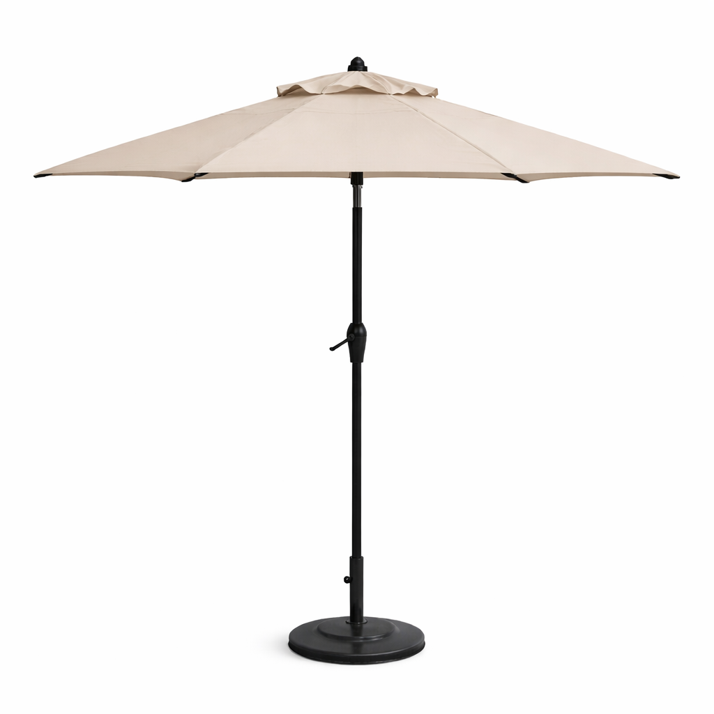 9ft Tan Outdoor Umbrella