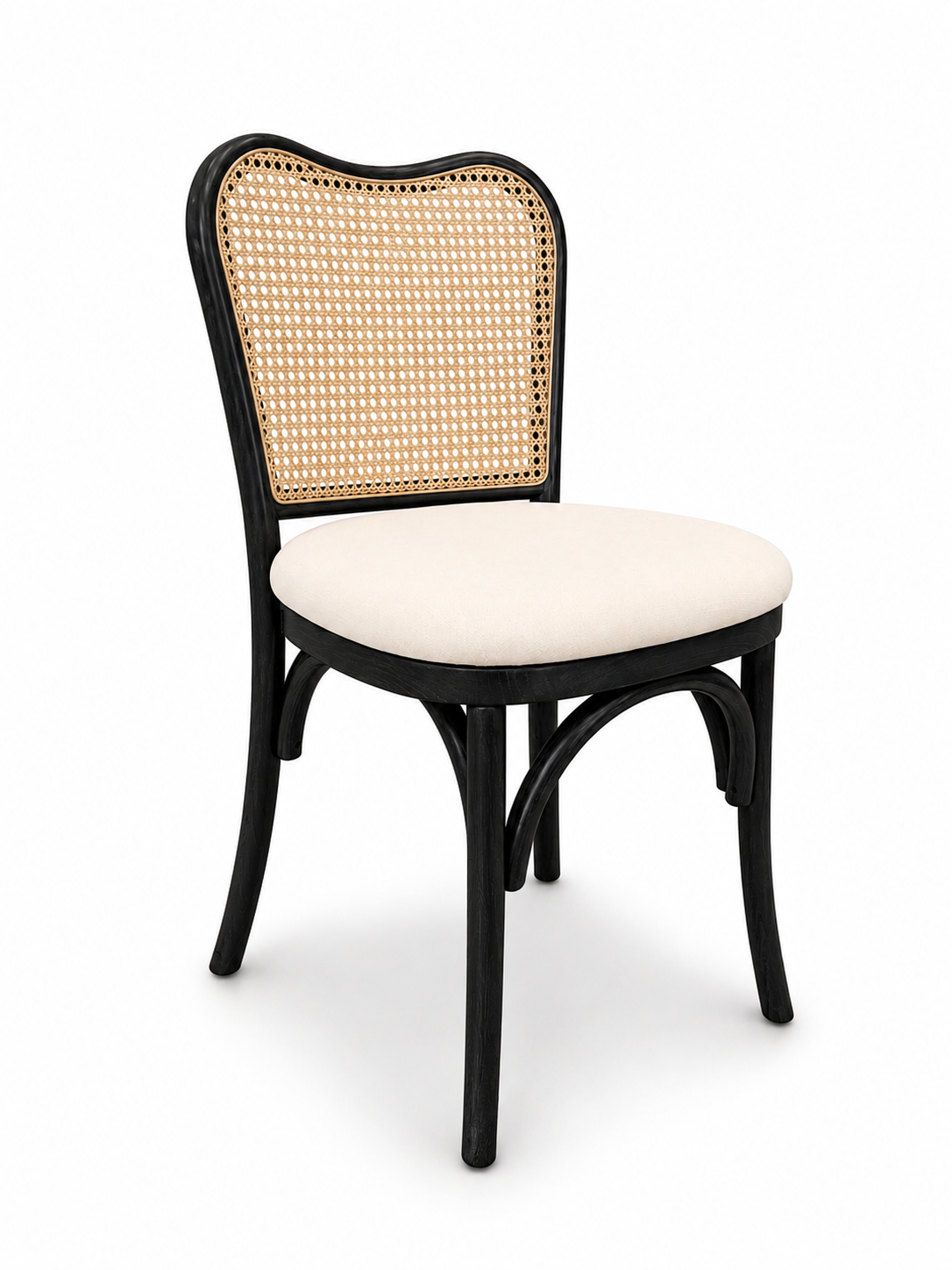Pisa Black Chair / Natural Pad