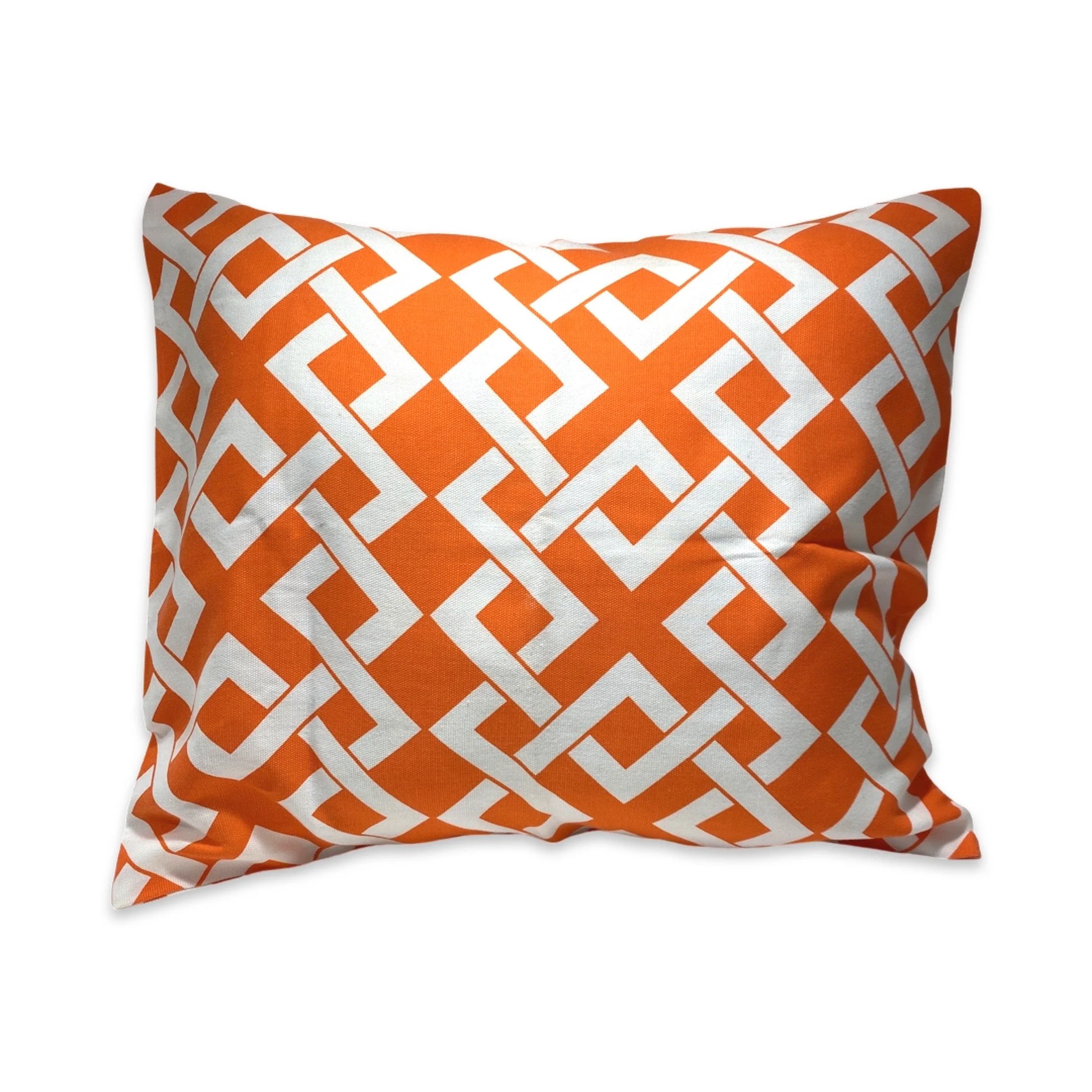Diamond 16"x16" Orange and White