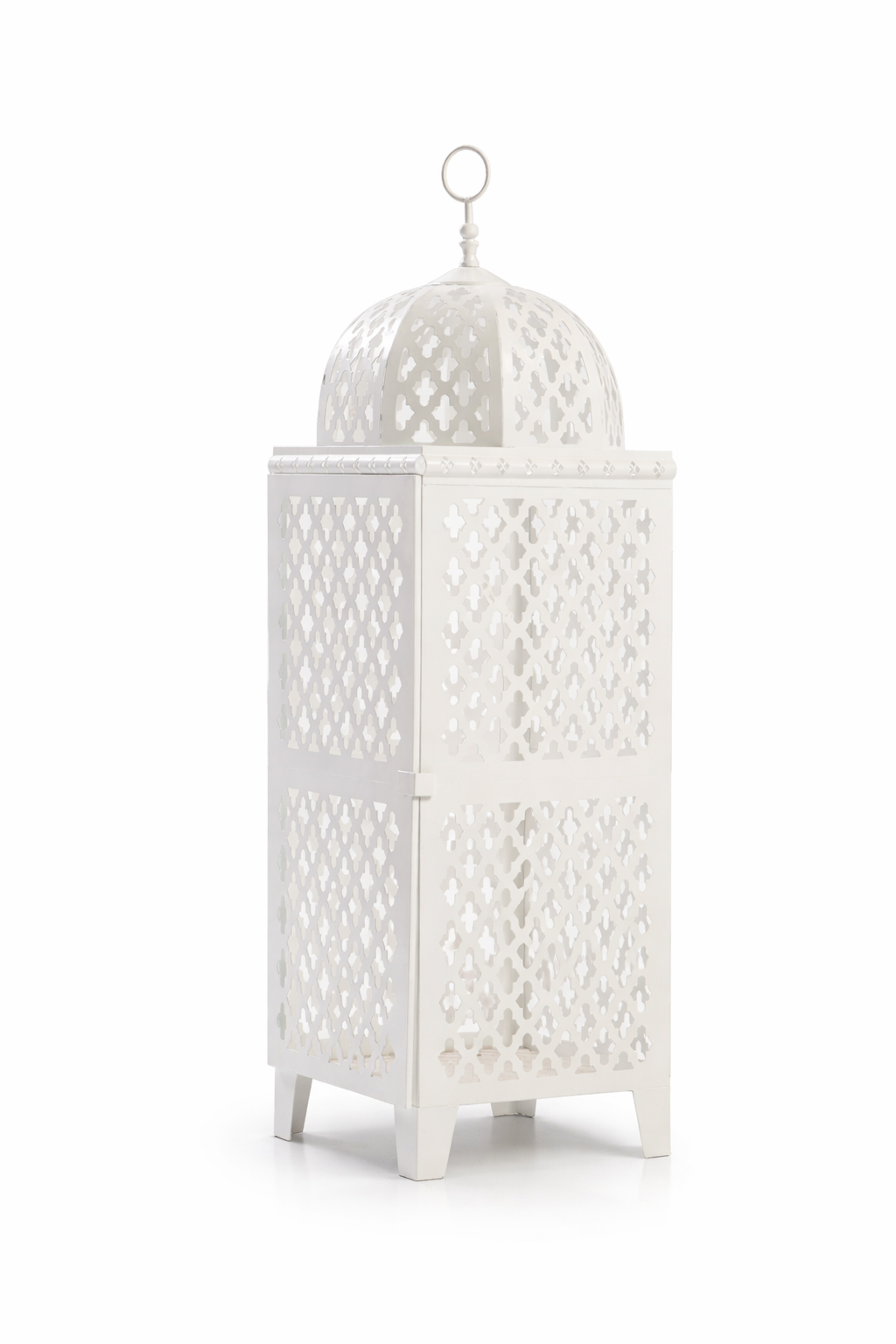 White Floor Lantern