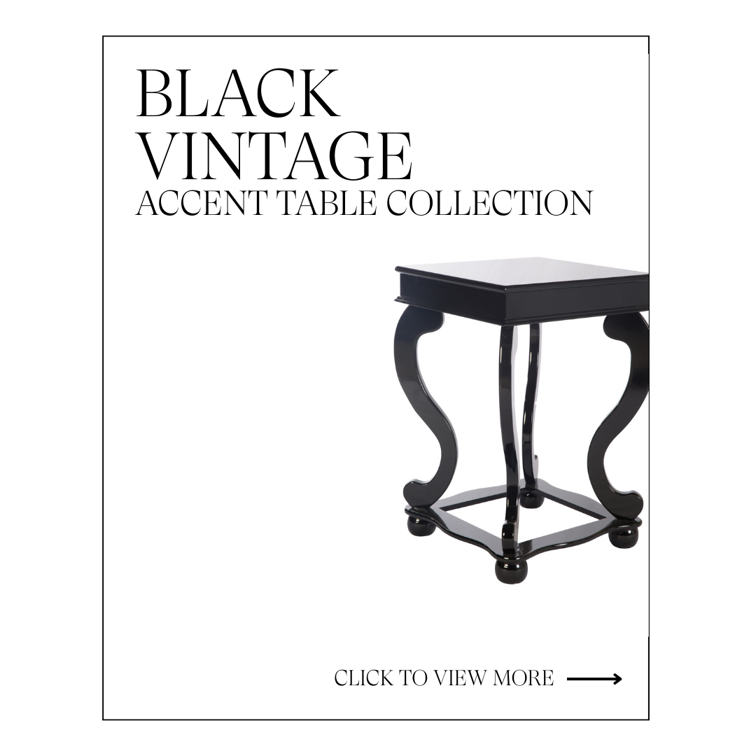 BLACK VINTAGE ACCENT