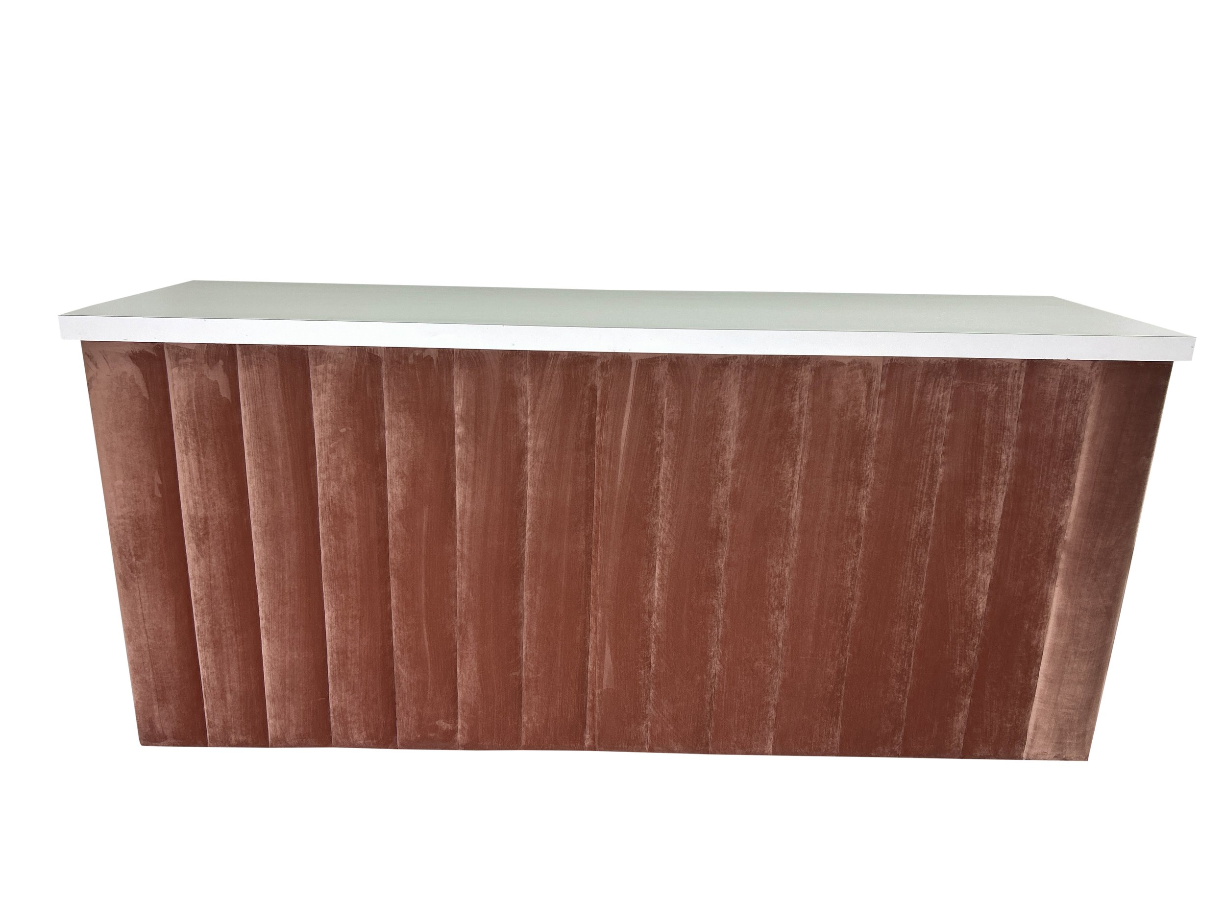 Mauve with White Top