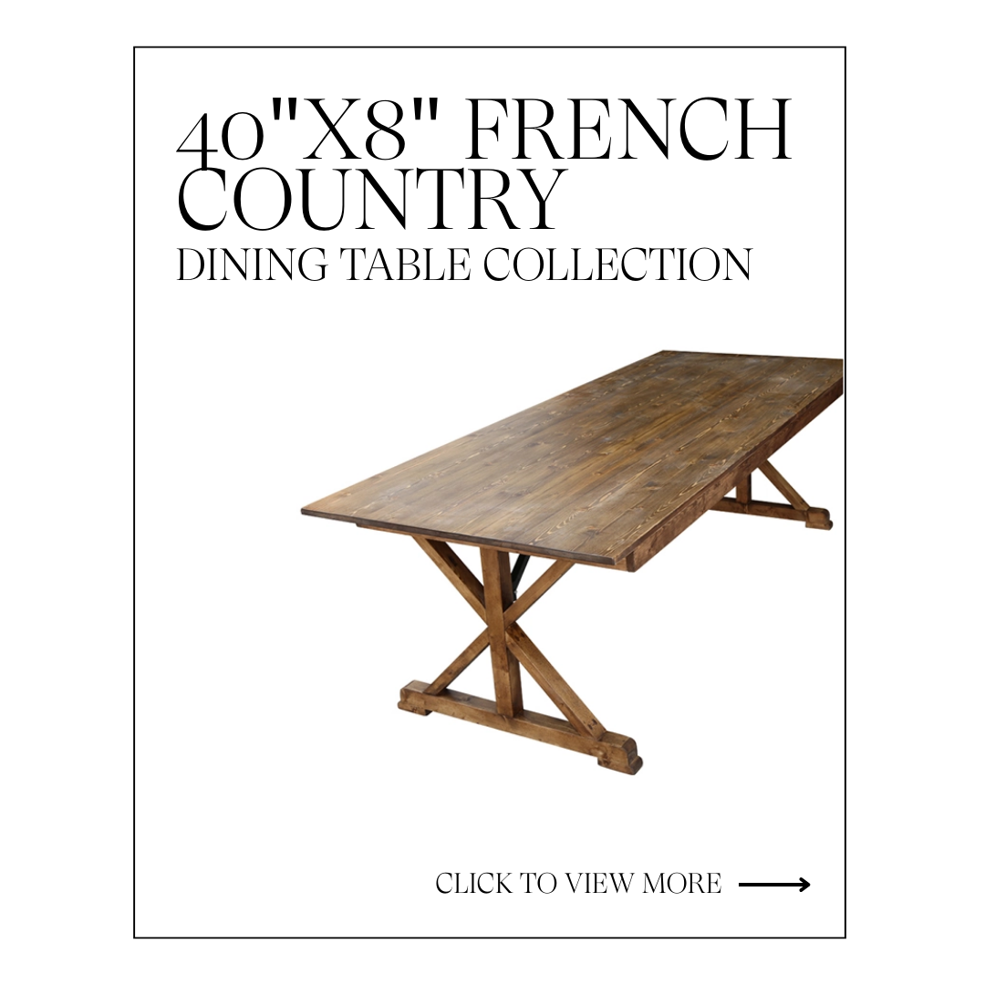 40" X 8' FRENCH COUNTRY