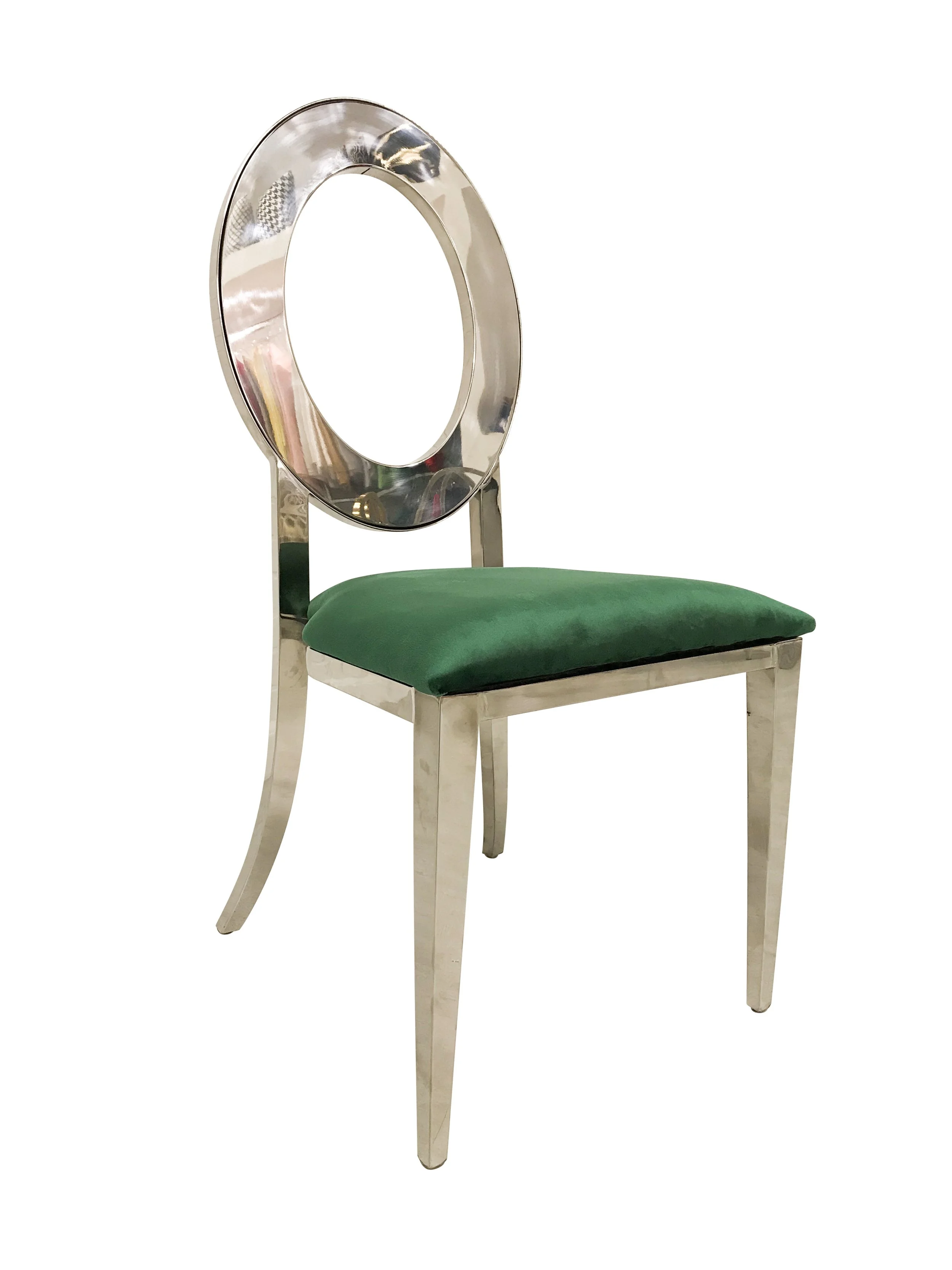 Silver & Green Cushion