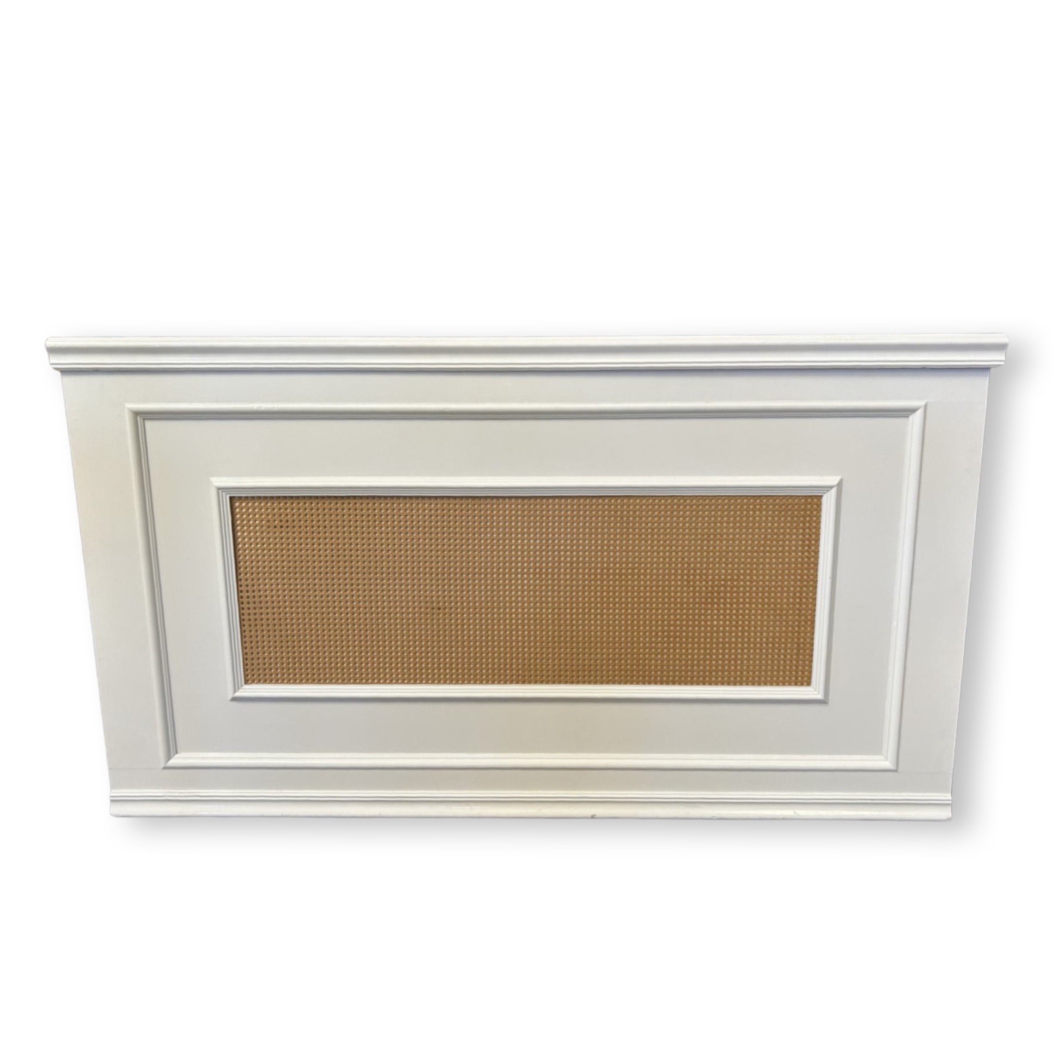 6' White Natural Rattan